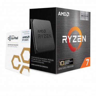 AMD RYZEN 7 5800X3D AM4 10TH ANNIVERSARY EDITION BOX CPU, CARBICE ICE PAD INCLUDED